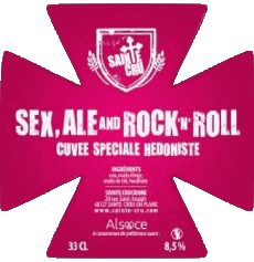 Sex ale and rock &#039;n&#039; Roll-Boissons Bières France Métropole Sainte Cru 