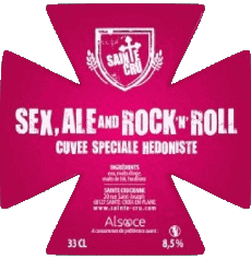 Sex ale and rock 'n' Roll-Getränke Bier Frankreich Sainte Cru 