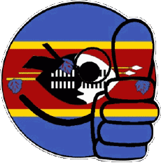 Drapeaux Afrique Eswatini Smiley - OK 