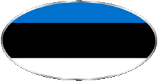 Banderas Europa Estonia Oval 