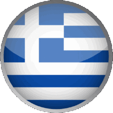 Drapeaux Europe Grèce Rond 