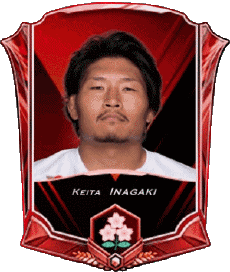 Sportivo Rugby - Giocatori Giappone Keita Inagaki 