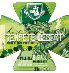 Tempete du desert-Getränke Bier Frankreich Sainte Cru 