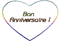 Messagi Francese Bon Anniversaire Coeur 001 
