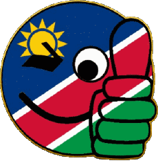 Flags Africa Namibia Smiley - OK 