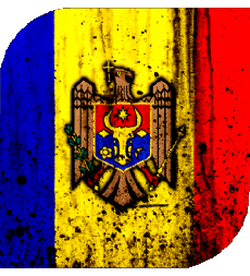 Bandiere Europa Moldova Quadrato 