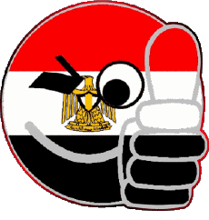 Bandiere Africa Egitto Faccina - OK 