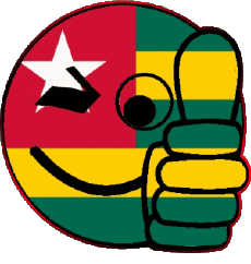 Banderas África Togo Smiley - OK 
