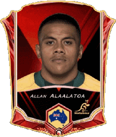 Sport Rugby - Spieler Australien Allan Alaalatoa 