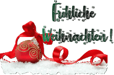 Messages German Fröhliche  Weihnachten Serie 11 