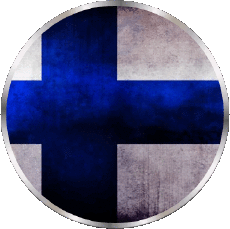 Fahnen Europa Finnland Runde 