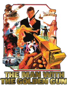 Multimedia Películas Internacional James Bond 007 El Hombre de la pistola de oro Logotipo Inglés 