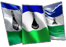 Flags Africa Lesotho Form 01 