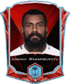 Sports Rugby - Joueurs Fidji Dominiko Waqaniburotu 