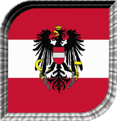 Drapeaux Europe Autriche Carré 