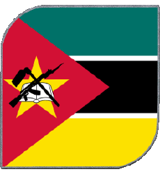 Fahnen Afrika Mozambique Platz 