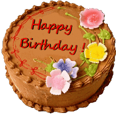 Messagi Inglese Happy Birthday Cakes 005 