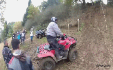 Humour - Fun Transports Quad Gamelle - Fail 