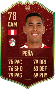 Sports F I F A - Card Players Peru Sergio Peña 
