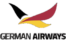 Transport Flugzeuge - Fluggesellschaft Europa Deutschland German Airways 