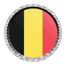Drapeaux Europe Belgique Rond - Anneaux 