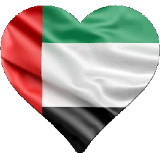 Flags Asia United Arab Emirates Heart 