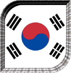 Banderas Asia Corea del Sur Plaza 