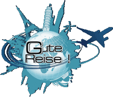 Messages German Gute Reise Transparent Background 03 