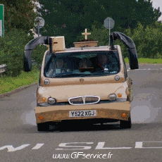 Humor - Fun Transporte Coches Accidente Fail 