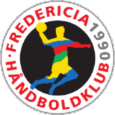 Sport Handballschläger Logo Dänemark Fredericia HK 