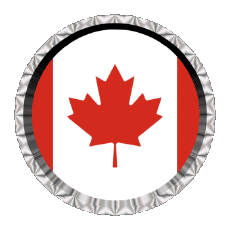 Banderas América Canadá Ronda - Anillos 