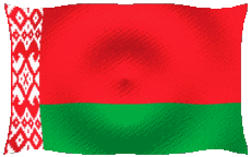 Drapeaux Europe Bielorussie Ondulation 