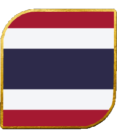 Banderas Asia Tailandia Plaza 