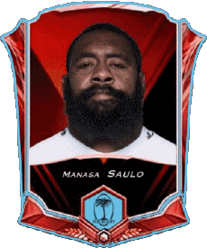 Sports Rugby - Joueurs Fidji Manasa Saulo 