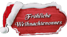 Mensajes Alemán Fröhliche  Weihnachten Serie 02 