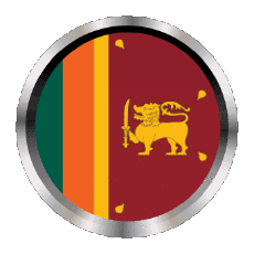 Fahnen Asien Sri Lanka Rund - Ringe 