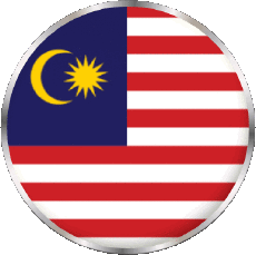 Fahnen Asien Malaysia Runde 