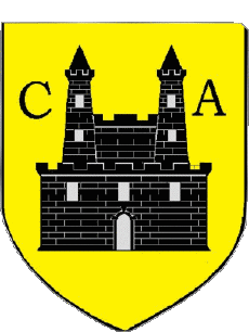 Blazon-Flags France Departments - Cities 04 CHATEAU ARNOUX SAINT AUBAN Blazon