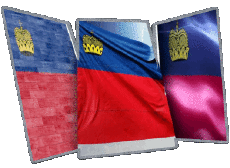Flags Europe Liechtenstein Form 