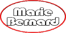 Vorname WEIBLICH - Frankreich M Zusammengesetzter Marie Bernard 