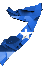 Fahnen Afrika Somalia Karte 