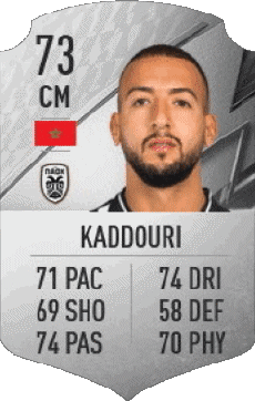 Videogiochi F I F A - Giocatori carte Marocco Omar El Kaddouri 