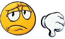 Messages Emoticons Bad - Thumbs down 