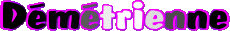 Vorname WEIBLICH - Frankreich D Démétrienne 