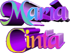 Vorname WEIBLICH - Spanien M Zusammengesetzter María Cinta 