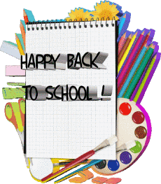 Nachrichten Englisch Happy Back to School Transparenter Hintergrund 001 