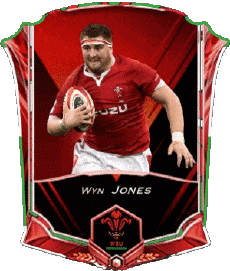 Sports Rugby - Joueurs Pays de Galles Wyn Jones 