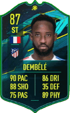 Multi Media Video Games F I F A - Card Players France Moussa Dembélé 