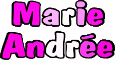 Nombre FEMENINO - Francia M Compuesto Marie Andrée 