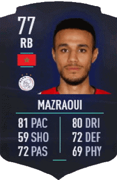 Multi Média Jeux Vidéo F I F A - Joueurs Cartes Maroc Noussair Mazraoui 